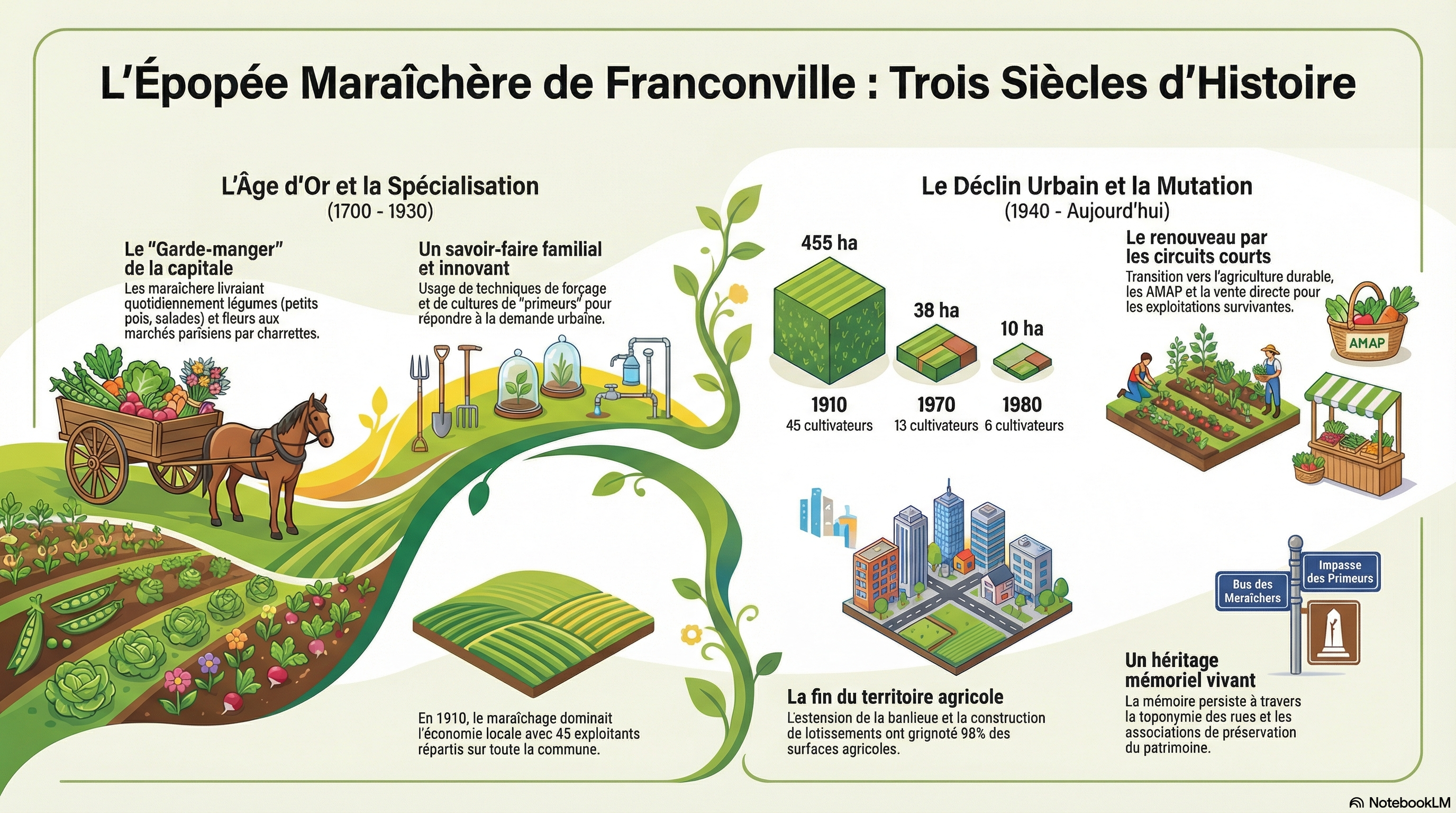 Histoire L Épopée Maraîchère de Franconville